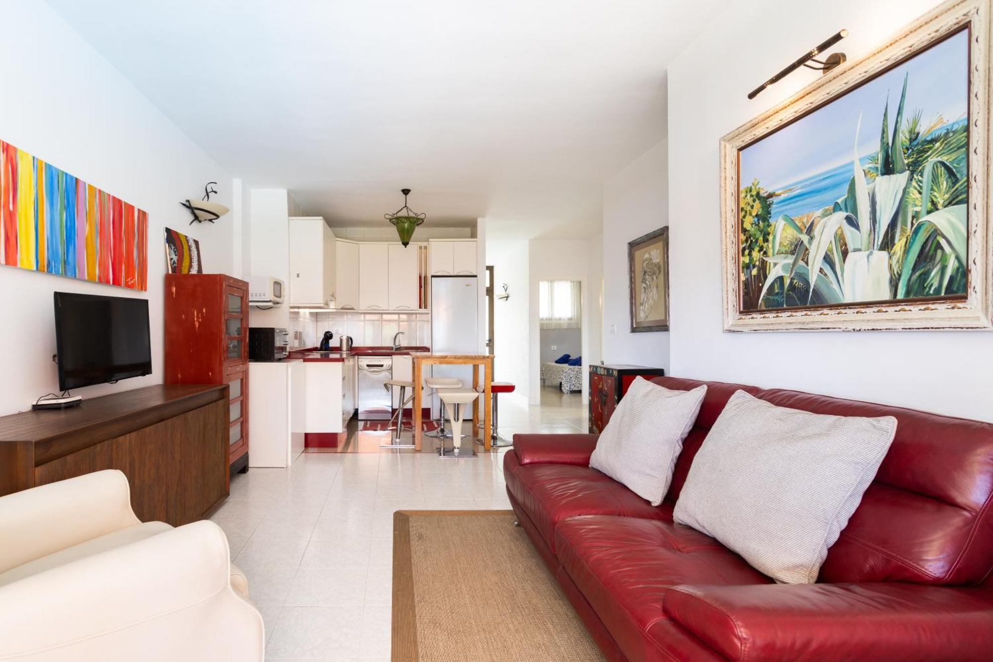Classbnb - Seafront Apartment At Las Vistas Beach Arona  Exterior foto
